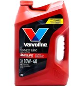 تصویر روغن موتور والوالین مدل MAXLIFE 10W40 حجم ۵ لیتر SP 