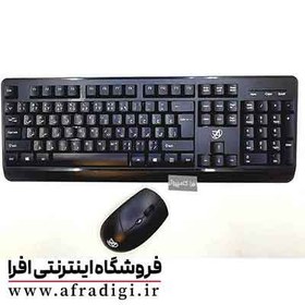 تصویر کیبورد و موس بی سیم X4 tech 5100 