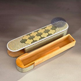 تصویر قلمدان کشویی سیمی 30 صلیبی کاظمی 