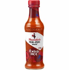 تصویر سس فلفل قرمز ناندوز گلوتن فری شيشه 250 گرم NANDOS مدل Nando's Extra Hot Peri-Peri Sauce 250gr‏