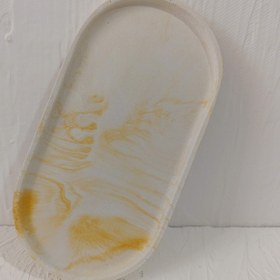 تصویر سینی بیضی سنگی کد3 