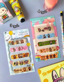 تصویر چسب زخم کارتی لبوبو 5 عددی - طرح 4 