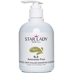 تصویر شامپورنگ زیتونی9.3 حجم 300میل استار لیدی Star Lady Olive 9.3 Hair Color Shampoo 300ml