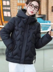 تصویر کاپشن زنانه در سه رنگ 