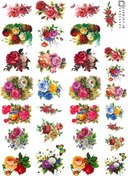 تصویر گل‌های مینیمال و رنگی ! ترانسفر روبون (کد ۴) 