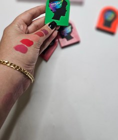 تصویر گچ مو رنگی - سبز 