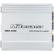 تصویر آمپلی فایر ام بی آکوستیکس مدل MBA-4100 - فروشگاه اینترنتی بازار سیستم ا MB Acoustics MBA-4100 Amplifier MB Acoustics MBA-4100 Amplifier