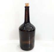 تصویر بطری رویال قهوه ای ۱لیتری چوب پنبه خور 