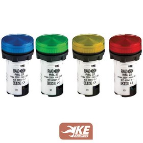 تصویر چراغ سیگنال LED قابل تعویض 24 ولت مدل RSL22 رعد 