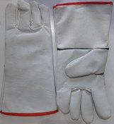 تصویر دستکش جوشکاری تمام چرم ۳۰ سانتی 