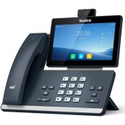 تصویر تلفن یالینک مدل T58W Pro با دوربین Yealink voip T58W Pro Phone With Camera