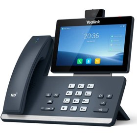 تصویر تلفن یالینک مدل T58W Pro با دوربین Yealink voip T58W Pro Phone With Camera