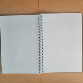 تصویر دفترنقاشی 50برگ پگاه سیمی جلدطرحدارطلقی Painting Notebook