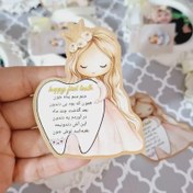 تصویر برچسب دندونی طرح ملکه 