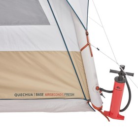 تصویر چادر بادی ۸ نفره کچوا اورجینال مدل Base Air Seconds Fresh QUECHUA Inflatable Tent Base Air Seconds Fresh 8 Person