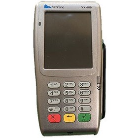 تصویر کارتخوان وریفون 680 (verifone-VX680)+ سیم کارت شاتل همراه با فعالسازی رایگان (استوک) Verifone VX680 pos