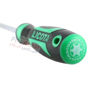 تصویر پیچ گوشتی ستاره ای لیکوتا مدل ASD-5515040 LICOTA TORX SCREWDRIVER 40X150 ASD-5515040-HT