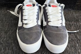 تصویر کفش اسپرت ونس مردانه رنگ خاکستری تیره - ۴ vans gray men 113