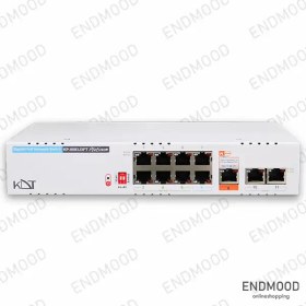 تصویر سوییچ شبکه 11 پورت کی دی تی KP-0803J3FT Network switch KDT KP-0803J3FT