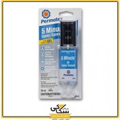 تصویر چسب دو قلو سرنگی 5 دقیقه PERMATEX 