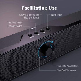 تصویر اسپیکر دسکتاپ ساند بار داس SoundBar Doss 