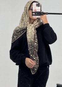 تصویر روسری نخی دست دوز 