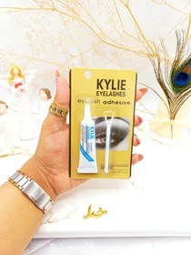 تصویر چسپ مژه کایلی KYLIE همراه با قاشقک کد EY817 | پخش عمده 