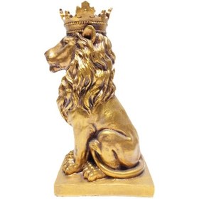 تصویر مجسمه رزین پلی استر،شیر Resin lion sculpture