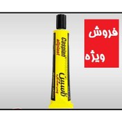 تصویر چسب همه کاره کاسپین مدل allplast حجم 100 میلی لیتر مواد اولیه ساخت آلمان 