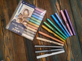 تصویر ماژیک بیسیک متالیک ۱۲ رنگ 