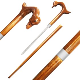 تصویر عصا شمشیری مخفی طرح قوچ 