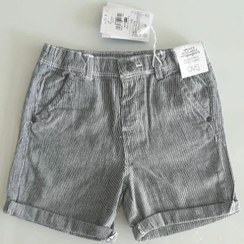 تصویر شلوارک پسرانه کتانی برند OVS مناسب 1 تا 3 سال OVS brand linen boy shorts suitable for 1 to 3 years