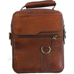 تصویر کیف دوشی چرم مدل آلنو 
