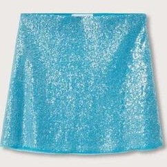 تصویر دامن کوتاه زنانه منگو mango | 37060440 3883873