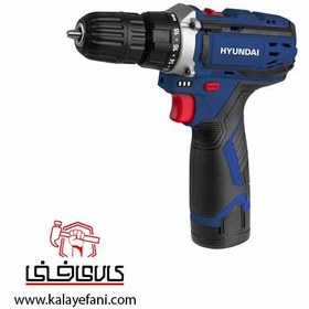 تصویر دریل شارژی اتوماتیک هیوندای مدل HP-412 Hyundai HP-412 automatic cordless drill