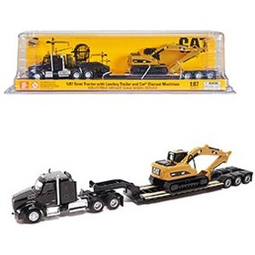 تصویر ماکت تریلی+بیل مکانیکی 