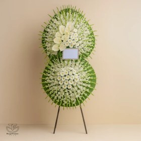 تصویر تاج گل دو طبقه کد 3125 