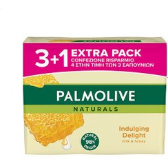 تصویر صابون پالمولیو PALMOLIVE مدل عصاره عسل بسته 4 عددی 