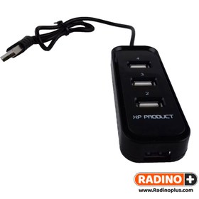 تصویر هاب 4 پورت USB2 ایکس پی XP-808 