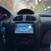 تصویر مانیتور خودرو پژو ۲۰۶ مدل ۸ اینچ اندروید فابریکی برند VoxMedia 