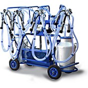 تصویر شیردوش گاو چهار واحدی تسمه‌ای صبا Four-Unit Belt-Driven Cow Milking Machine, Rasta Tajhiz