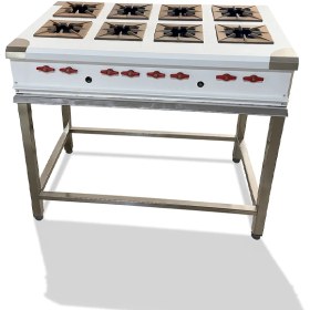 تصویر اجاق گاز ۸ شعله کته پز 