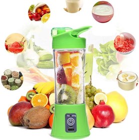 تصویر مخلوط کن شارژی و قابل حمل مدل QL-602 Juice Blender cup Portable & Rechargeable Battry QL-602