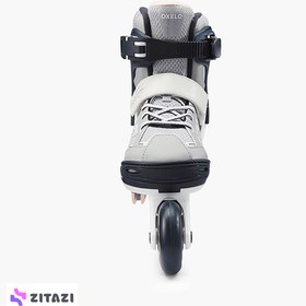 تصویر اسکیت کودکانه اکسیلو - دکتلون OXELO Kids Skates - Black / Gray - FIT3 