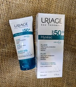 تصویر فلوئید ضد آفتاب بی رنگ اوریاژ +SPF50 مدل Hyseac مناسب پوست های چرب و مختلط حجم 50 میلی لیتر ضد آفتاب صورت مدل Hyseac مختلط SPF 50 حجم 50 میلی لیتر برند اوریاژ بی رنگ