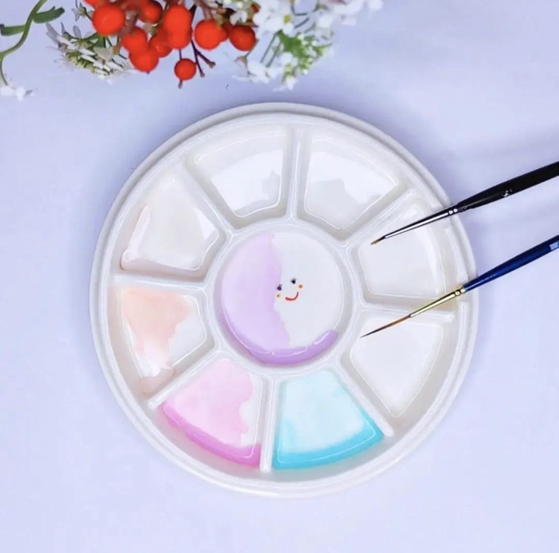 Creative Ceramic Paint Palette