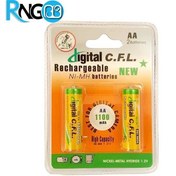 تصویر باتری شارژی قلمی سی اف ال 1100 میلی آمپر مدل CFL CFL Rechargable Battery AA 1100mAh