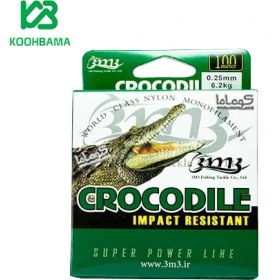 تصویر نخ ماهیگیری کروکودیل سایز ۲۵ 