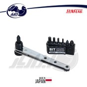 تصویر پیچ گوشتی جغجغه ای سان فلگ مدل 777-WH8 مجموعه 8 عددی 