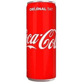 تصویر نوشابه کوکاکولا قوطی اصل ترکیه حجم 330 میلی لیتر ا Cocacola 330 ml Cocacola 330 ml